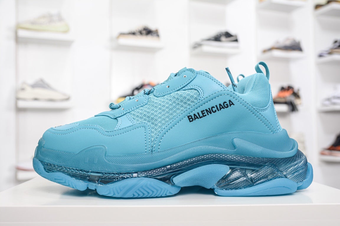 Replica Balenciaga Triple S Sneaker "Blue" Footwear