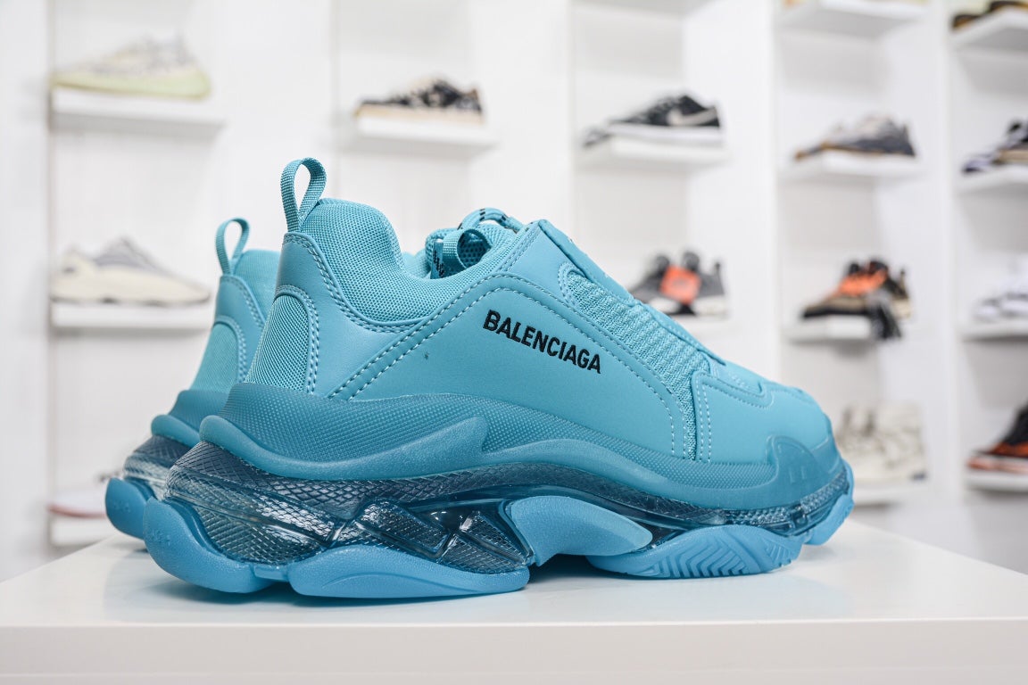Replica Balenciaga Triple S Sneaker "Blue" Footwear