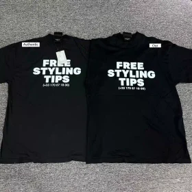 Balenciaga Styling Hotline Large Fit T-Shirt in Black and White - Best Wonder Closet